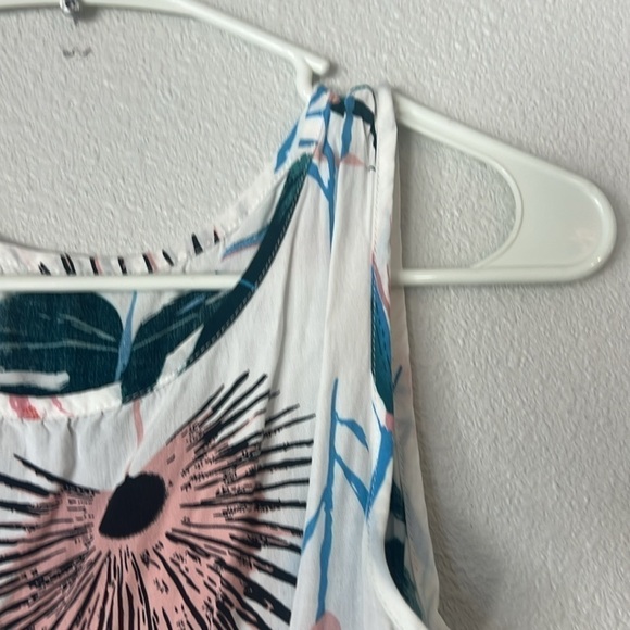 Tropical Print Colorful Dress Sz Medium - Picture 5 of 7